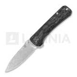 QSP Knife - Hawk, shredded carbon fiber