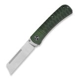 QSP Knife - Hedgehog Slip Joint Green Micarta