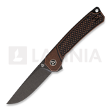 QSP Knife - Osprey Linerlock Copper, sort
