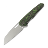 R&H Knives - Tasca 2 Gen2 Wharncliffe - Beadblast - FatCarbon, zielona