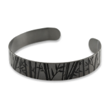 RaidOps - Titanium Armband 1mm, Bamboo Grove