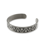 RaidOps - Titanium Armband 2mm, Skulls