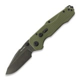 RealSteel - Evolution Ironclad Drop Point, Green G-10, Blackwash