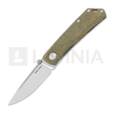 RealSteel - Luna Boost Framelock, green micarta