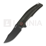 Reate - Jack Jr., Black Aluminum/Red Collar, Black DLC
