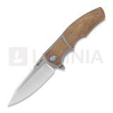 Reate - Mini Crossroads, Brown Micarta