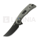 Reate - PL-7, Black Micarta, Black PVD