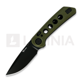 Reate - PL-XT Black PVD, green micarta