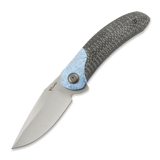 Reate - TF-4, Blue Crystallized Titanium & Carbon Fiber, Satin