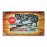 Remington - UMC Cartridges Wolf Wood Sign