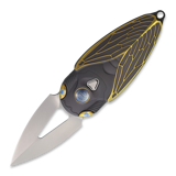 Rike Knife - Cicada Button Lock Gray