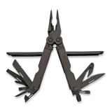 SOG - PowerLock EOD V-Cut, Leather Sheath, musta