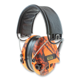 Sordin - Supreme Pro-X LED, Hear2, Leather band, GEL, Orange Camo