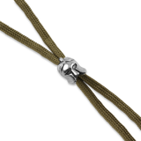 Spartan Blades - Coyote Lanyard with Spartan Helmet Bead