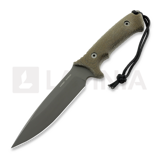 Spartan Blades - Harsey Difensa, Black/Green, Black Kydex