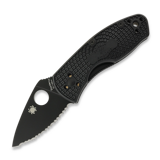 Spyderco - Ambitious Lightweight Black Blade, SpyderEdge