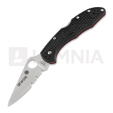 Spyderco - Delica 4 Lightweight Thin Red Line
