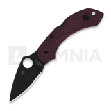 Spyderco - Dragonfly 2 Burgundy Lightweight CTS-PD#1 Black Blade SPRINT RUN