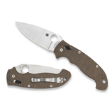 Spyderco - Manix 2 XL Cru-Wear, Brown Canvas Micarta