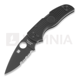 Spyderco - Native 5, nero, dentatura lama