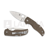 Spyderco - Native 5 Brown Canvas Micarta CPM CRU-WEAR