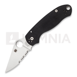 Spyderco - Para 3, partial serration
