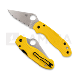 Spyderco - Para 3 Salt Yellow LightWeight MagnaCut, spyderedge