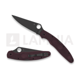 Spyderco - Police 4 Burgundy Lgtw CTS-PD#1 Sprint Run