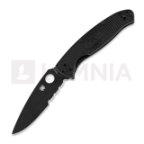 Spyderco - Resilience Lightweight, black, combo edge