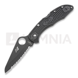 Spyderco - Salt 2, spyderedge, sort