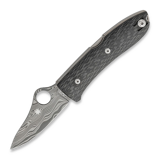 Spyderco - SpyOpera Carbon Fiber Damasteel Sprint Run