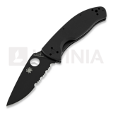 Spyderco - Tenacious, black, combo edge