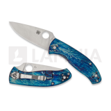 Spyderco - Tenacious Blue Titanium Disarray D2