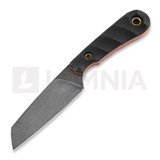 ST Knives - Ibex Stonewashed, sort