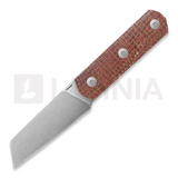 StraightLine - Erny - Stonewashed - Brown Burlap Micarta