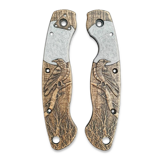 Svechnikov Workshop - Spyderco Military new build, Moon Raven