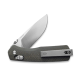 The James Brand - The Carter - OD Green / Stainless / Micarta /Straight