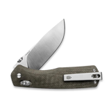 The James Brand - The Carter XL - OD Green / Stainless / Micarta / Straight