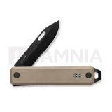 The James Brand - The Ellis Slim - Coyote Tan / Black / G10 / Serrated