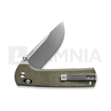 The James Brand - The Kline - OD Green / Stainless / Micarta / Straight
