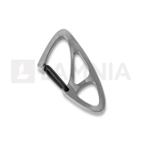 Titaner - Titanium Wings Carabiner, Satin Small