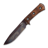 TRC Knives - Apocalypse Elmax Post Apo Finish, Torched Micarta