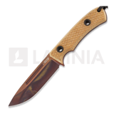 TRC Knives - K-1s Virus Edition, natural canvas micarta