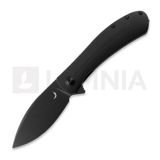 Trollsky Knives - Mandu XL D2, Black G-10, Black Stonewash