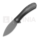 Trollsky Knives - Mandu XL D2, Black Micarta, Dark Bead Blast