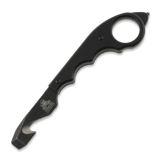 Twisted Assisted - KEEP-SAFE Rescue tool, Black G-10, Blackwash