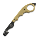 Twisted Assisted - KEEP-SAFE Rescue tool, Natural Micarta, Blackwash