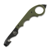 Twisted Assisted - KEEP-SAFE Rescue tool, OD Green G-10, Blackwash