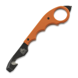 Twisted Assisted - KEEP-SAFE Rescue tool, Orange G-10, Blackwash