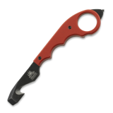 Twisted Assisted - KEEP-SAFE Rescue tool, Red G-10, Blackwash